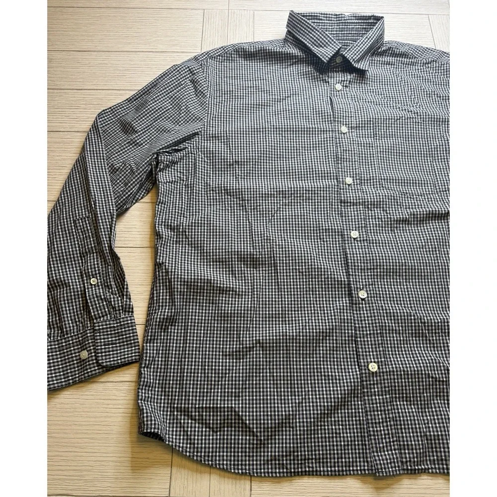Banana Republic Men's XL Untucked Standard Fit Casual Button‎ Down Cotton Shirt
